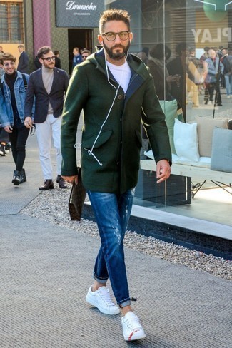 Bedruckte Ledertaschen kombinieren – 16 Frühling Herren Outfits