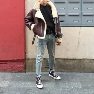 Bedruckte Schuhe kombinieren – 68 Casual Herren Outfits kalt Wetter