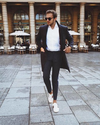 Bedruckte Schuhe kombinieren – 122 Herren Outfits kalt Wetter