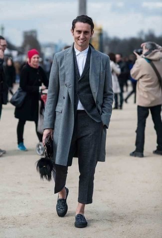 Bedruckte Schuhe kombinieren – 122 Herren Outfits kalt Wetter