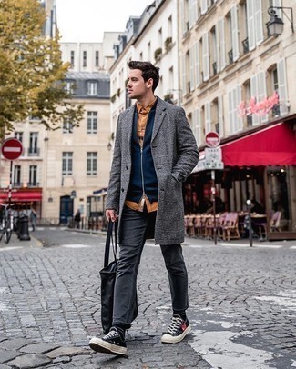Bedruckte Schuhe kombinieren – 122 Herren Outfits kalt Wetter