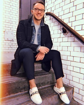Bedruckte Schuhe kombinieren – 122 Herren Outfits kalt Wetter