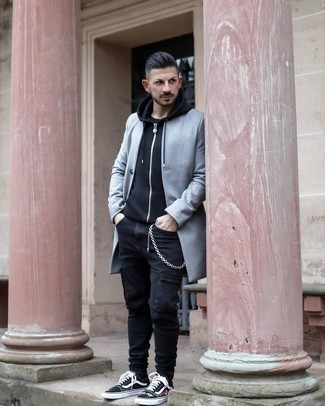 Bedruckte Schuhe kombinieren – 68 Casual Herren Outfits kalt Wetter