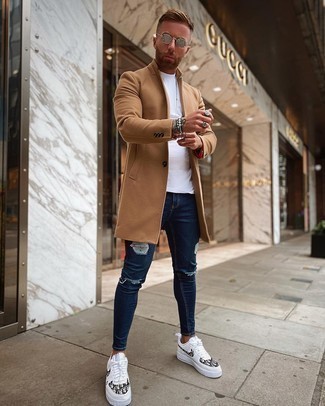 Bedruckte Schuhe kombinieren – 122 Herren Outfits kalt Wetter