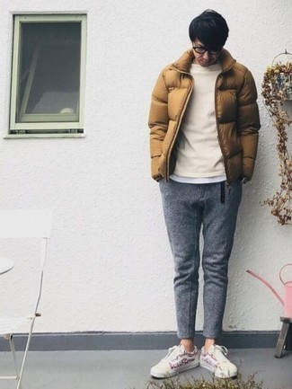 Bedruckte Schuhe kombinieren – 122 Herren Outfits kalt Wetter
