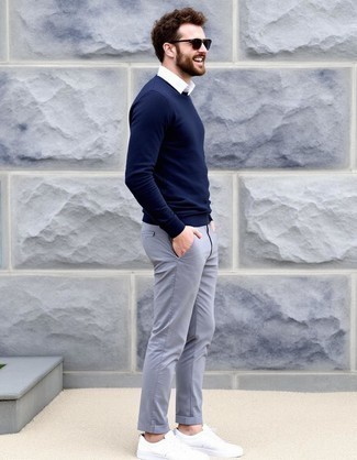 weißes Businesshemd von Corneliani