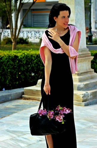 rosa Pullover mit einem Rundhalsausschnitt von Cavalli Class
