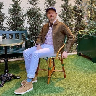 Lila Baseballkappe kombinieren – 13 Frühling Herren Outfits