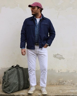 Lila Baseballkappe kombinieren – 37 Herren Outfits warm Wetter