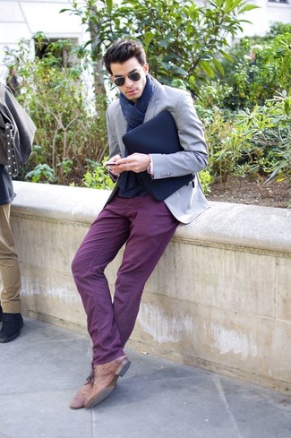 Welche Sakkos mit lila Chinohose zu tragen – 21 Herren Outfits