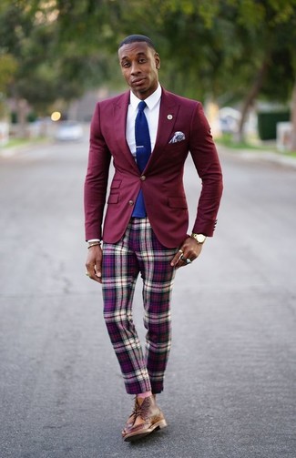 Welche Sakkos mit lila Chinohose zu tragen – 21 Herren Outfits