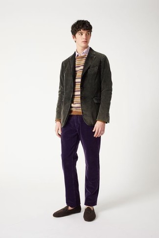 Welche Sakkos mit lila Chinohose zu tragen – 21 Herren Outfits