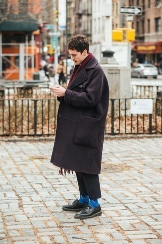 Lila Überzug kombinieren – 27 Herren Outfits kalt Wetter
