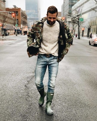 Gummistiefel kombinieren – 5 Herren Outfits kalt Wetter