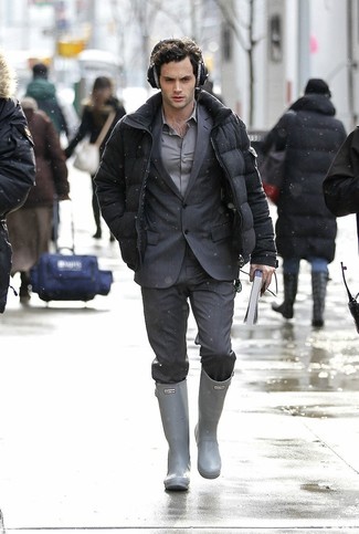 Gummistiefel kombinieren – 5 Herren Outfits kalt Wetter