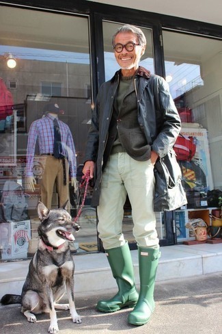 Gummistiefel kombinieren – 7 Herren Outfits kühl Wetter