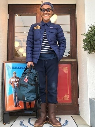 Gummistiefel kombinieren – 5 Herren Outfits kalt Wetter