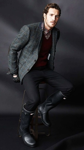 Gummistiefel kombinieren – 16 Herren Outfits