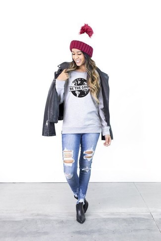 Rote Mütze kombinieren – 43 Damen Outfits kühl Wetter