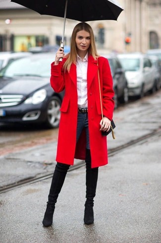 Roten Mantel kombinieren – 65 Frühling Damen Outfits