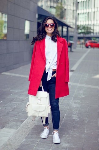 Roten Mantel kombinieren – 65 Frühling Damen Outfits