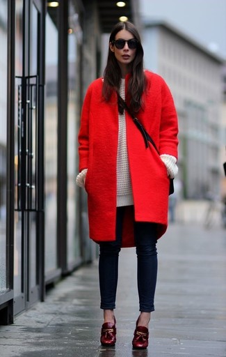 Roten Mantel kombinieren – 65 Frühling Damen Outfits