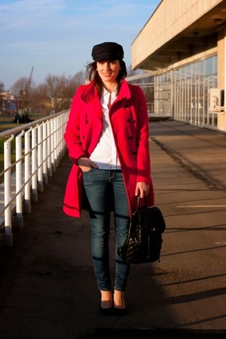 Roten Mantel kombinieren – 65 Frühling Damen Outfits