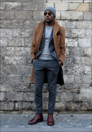 Rote Leder Brogues kombinieren – 98 Herren Outfits