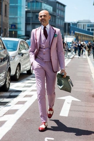 Rote Leder Brogues kombinieren – 98 Herren Outfits