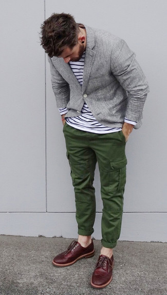 Rote Leder Brogues kombinieren – 98 Herren Outfits