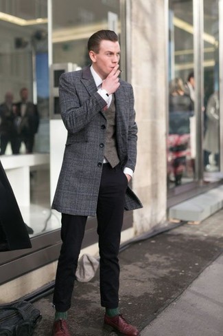 Rote Leder Brogues kombinieren – 98 Herren Outfits