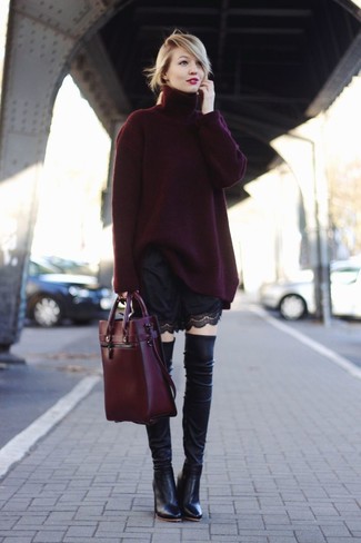 Roten Oversize Pullover kombinieren – 31 Damen Outfits