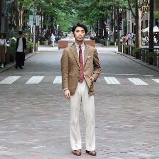 Rote Krawatte mit Paisley-Muster kombinieren – 89 Herren Outfits