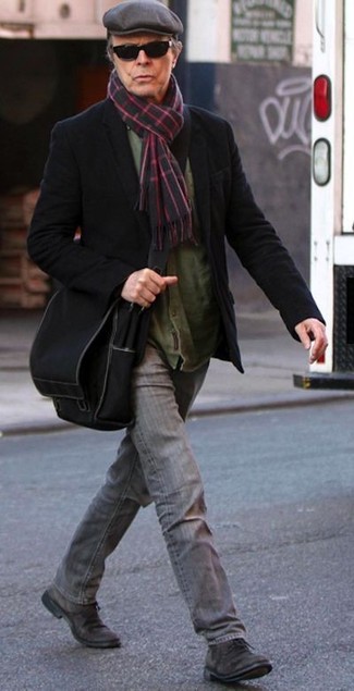 Roten Schal mit Schottenmuster kombinieren – 66 Herren Outfits