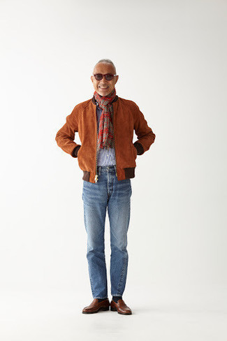 Roten Schal mit Schottenmuster kombinieren – 66 Herren Outfits