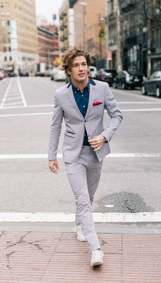Rotes Einstecktuch kombinieren – 928+ Herren Outfits