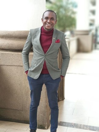Rotes Einstecktuch kombinieren – 928+ Herren Outfits
