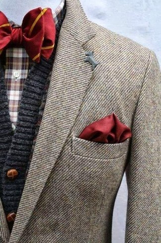 Rotes Einstecktuch kombinieren – 928+ Herren Outfits