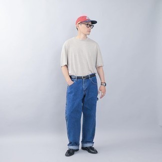 Rote bedruckte Baseballkappe kombinieren – 80 Herren Outfits