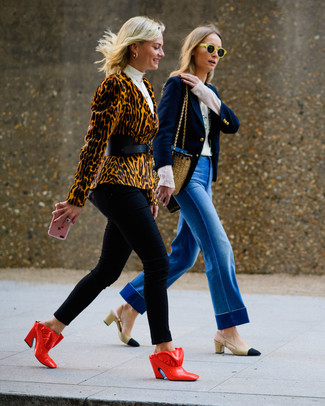 Rote Sandalen kombinieren – 22 Frühling Damen Outfits