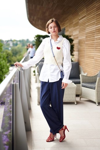 Rote Sandalen kombinieren – 175 Damen Outfits