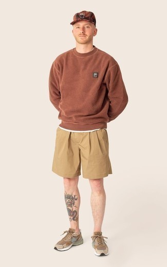 Rote Mit Batikmuster Baseballkappe kombinieren – 1 Herren Outfits