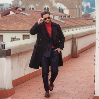 Welche Mäntel mit roten Rollkragenpullovers zu tragen – 85 Herren Outfits