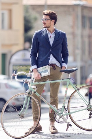 Roten geflochtenen Ledergürtel kombinieren – 15 Herren Outfits