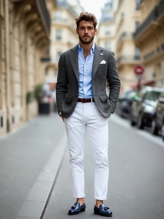 graues Tweed Sakko von DUOltd