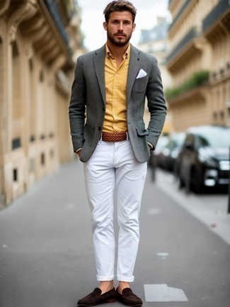 gelbes Businesshemd von Selected Homme