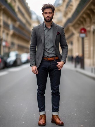 rotbrauner Ledergürtel von Tommy Hilfiger