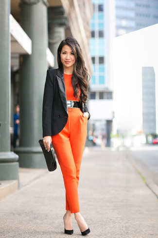 orange Jumpsuit von Vila