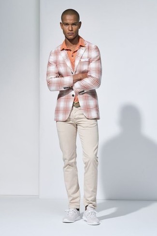 orange Polohemd von Fay