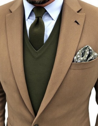 dunkeltürkises Einstecktuch mit Paisley-Muster von next